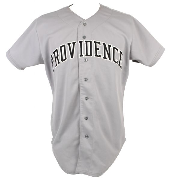 1990 Providence Game Worn #18 Jersey (MEARS Auction LOA)