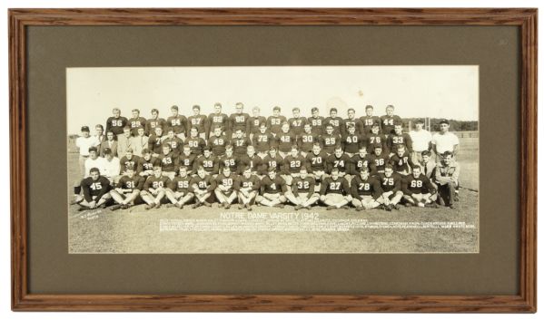 1942 Notre Dame Football Team Oversized Photo