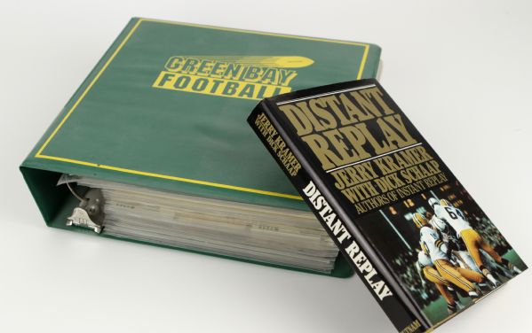 1960s-2000s Green Bay Packers Scrapbook w/ 1965 Team Yearbook Signed Photos of Hornung Taylor Kramer