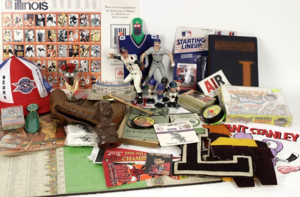 1960-90s The Ultimate University of Illinois Collection & Chicago Related Memorabilia - 100s of Pieces