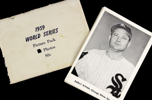 1959 Chicago White Sox Picture Pak World Series Team - Loto of 25 w/Original Envelope