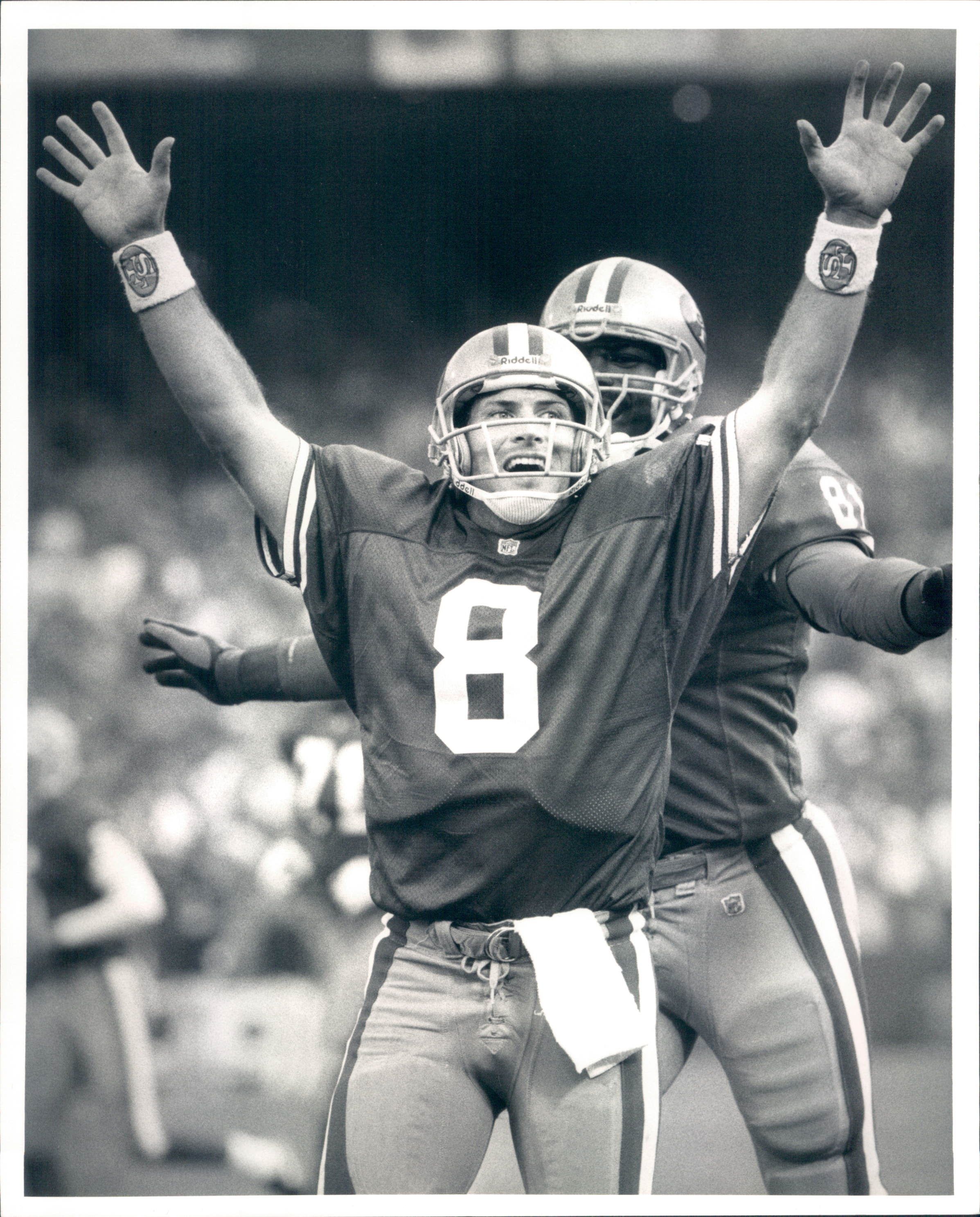 1985 ESPN L.A. EXPRESS 8 X 10 GLOSSY STEVE YOUNG