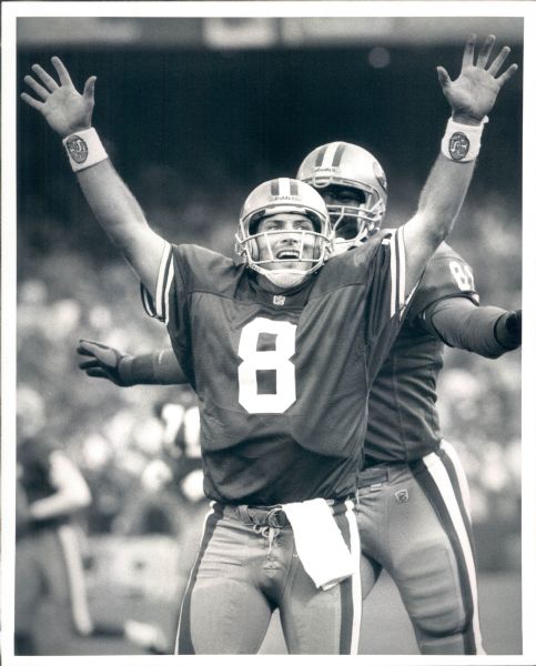 1984-95 Steve Young San Francisco 49ers Tampa Bay Buccaneers LA Express "TSN Collection Archives" Original Photos (Sporting News Collection Hologram/MEARS Photo LOA) - Lot of 36