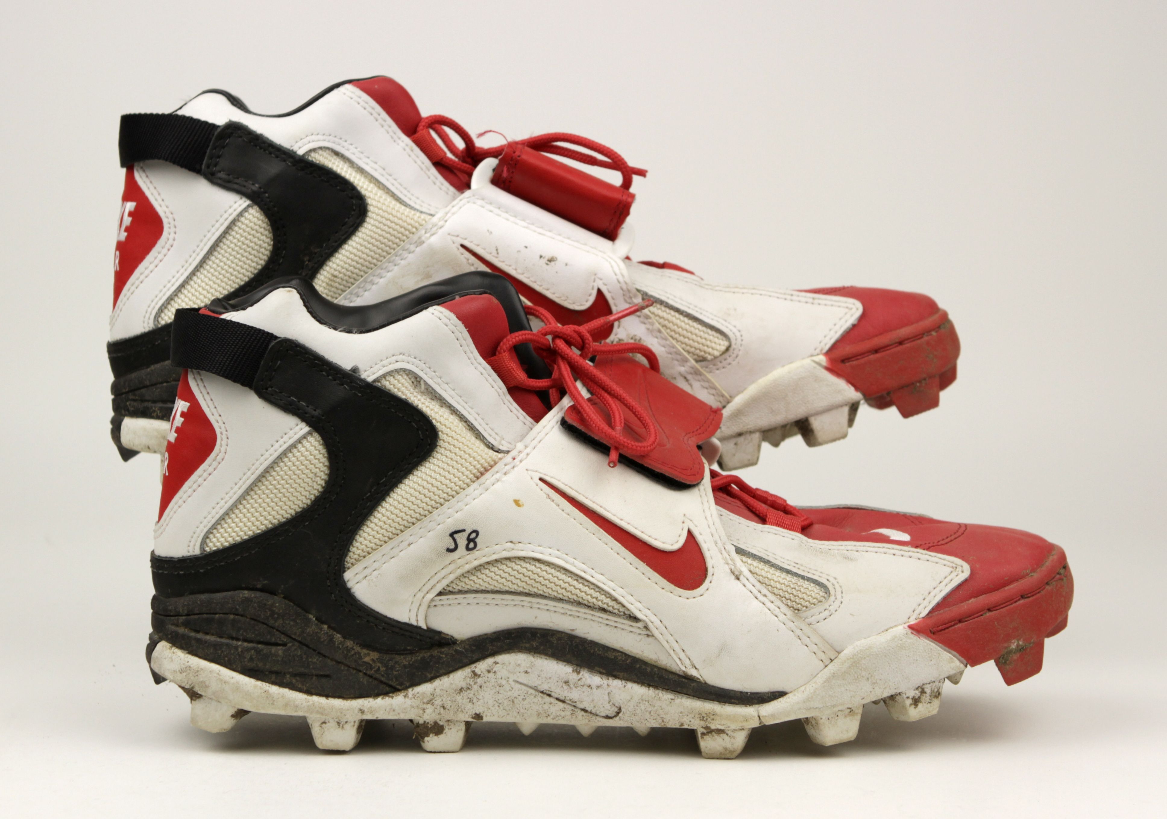 Lot Detail 1996 Derrick Thomas Kansas City Chiefs Game Worn Cleats