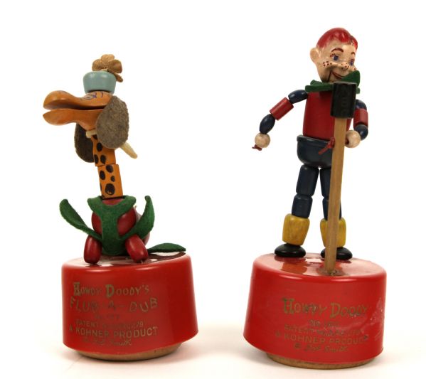 1950s circa Howdy Doody and Flub-A-Dub Jointed Dolls