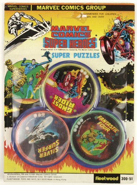 1981 Marvel Comics Super Heroes Super Puzzles MOC 