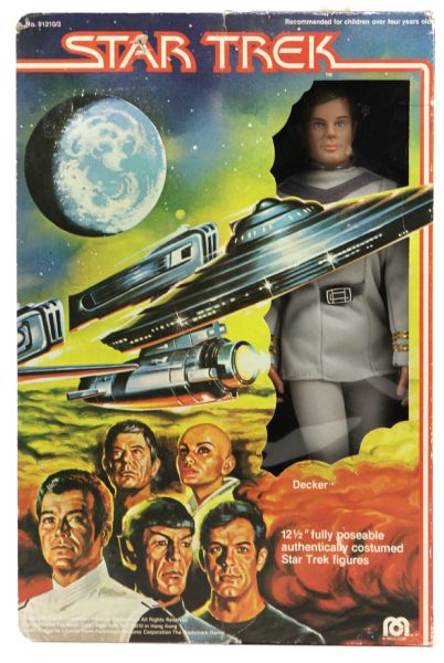 1979 Star Trek Decker 12 1/2" MEGO Figure MIB 