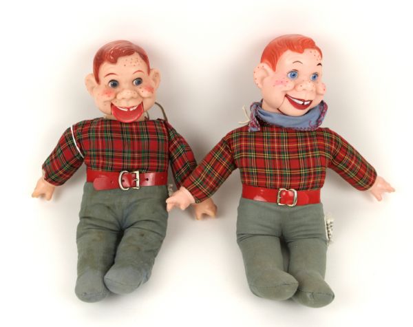 1960s circa Howdy Doody Dolls - Lot of 2