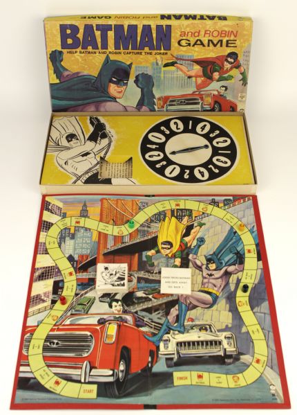 1970s circa Batman And Robin Board Game