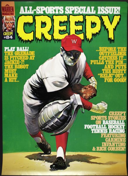 1979 Creepy Magazine #84 Promotional Poster  (MEARS Auction LOA)