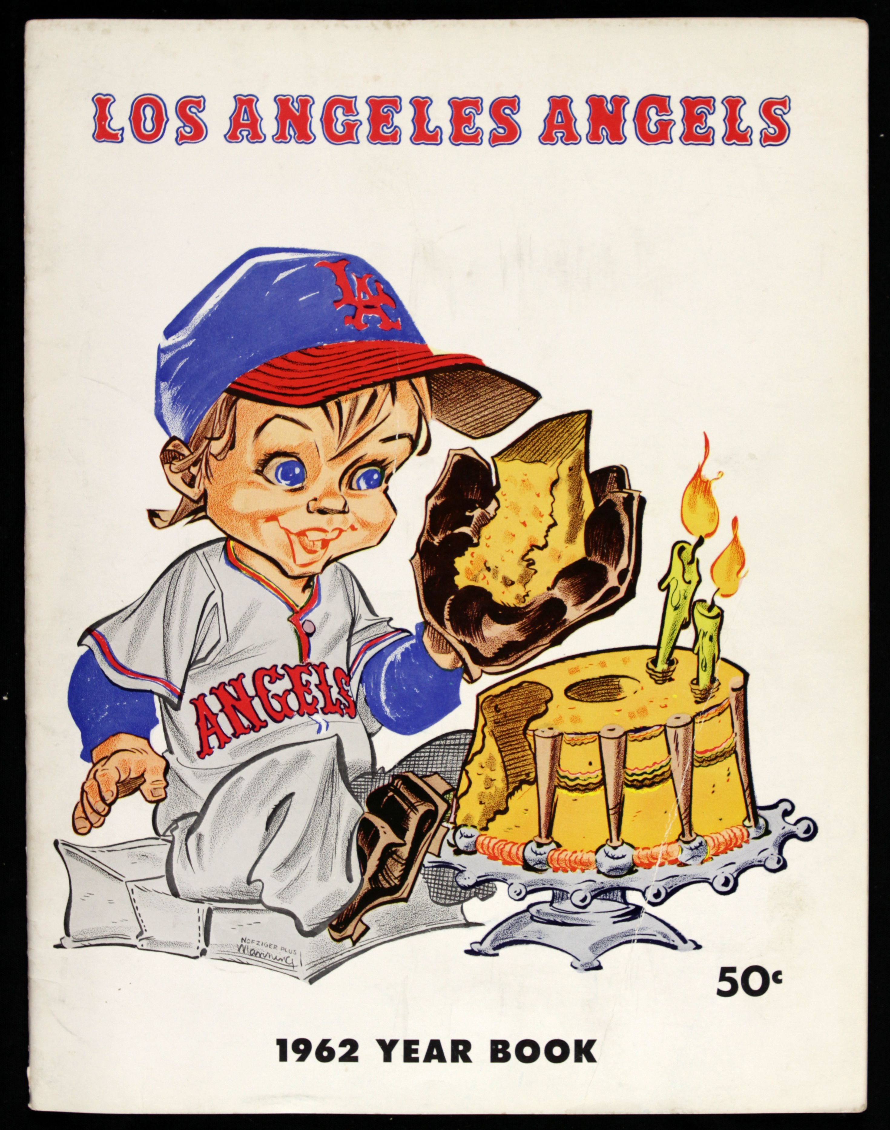 Lot Detail - 1962 Los Angeles California Angels First Year Yearbook