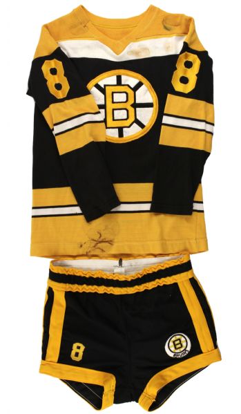 1960s Ken Hodge Boston Bruins Signed Durene Kids Jersey - JSA 