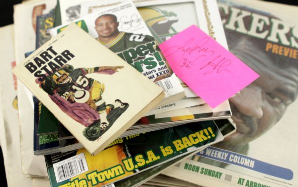 1990s Miscellaneous Green Bay Packers Memorabilia - Magazines / Super Bowl Programs / Paper Clippings / Photos