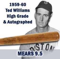 Ted Williams Autograph Example