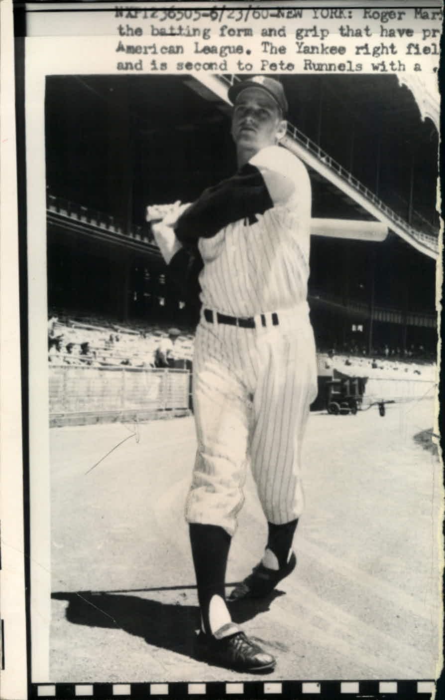 Lot Detail - 1960-68 Roger Maris New York Yankees and St. Louis Cardinals  Boston Herald Original Photo - Lot of 34