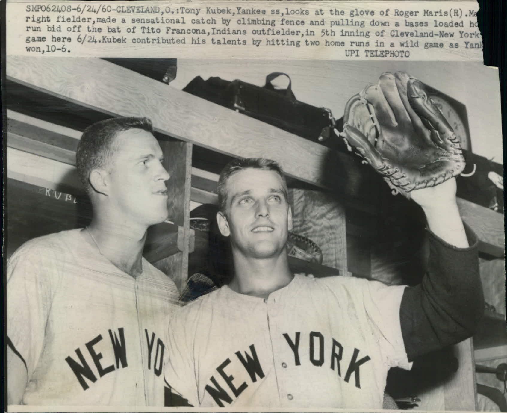 Lot Detail - 1960-68 Roger Maris New York Yankees and St. Louis Cardinals  Boston Herald Original Photo - Lot of 34