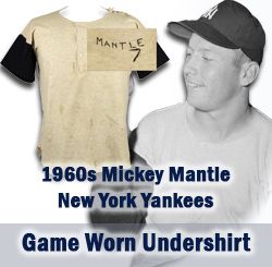 Lot Detail - 1959 Mickey Mantle Game Used, Signed & Photo Matched New York  Yankees Home Jersey (Mears, Sports Investors, Beckett & Resolution  Photomatching)