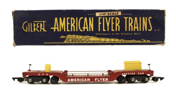 1940 American Flyer Trains 3/16" Scale Model #648 Track Cleaning Car