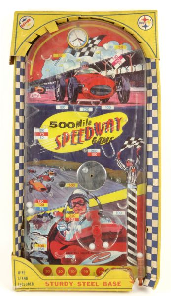 1970s 500 Mile Speedway Tabletop Pinball Game