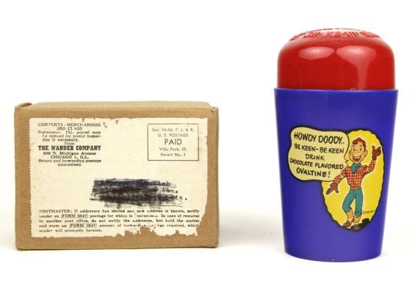 1950s Howdy Doody Ovaltine Shake Up Mug