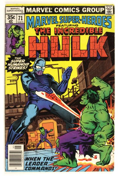 1971 The Incredible Hulk #71 Marvel Comics