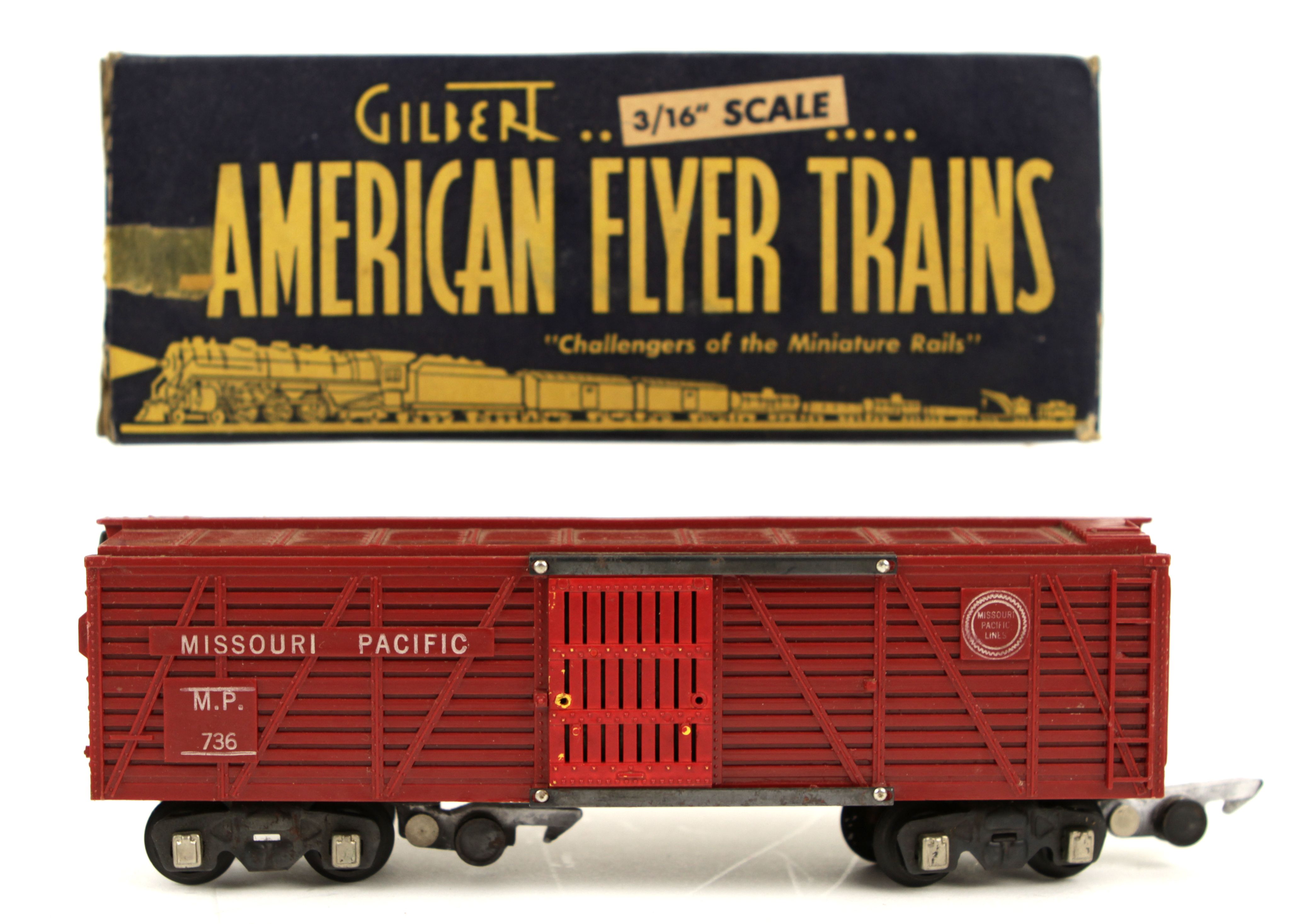Lot Detail - 1940 Gilbert American Flyer Train 3/16