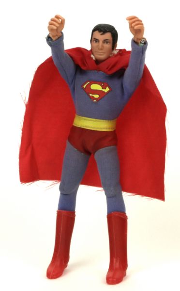 1972 Superman (1st Issue Vinyl Trunks) Worlds Greatest Super Heroes 8" MEGO Type 1 Action Figure (MEARS LOA)