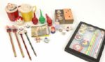 1950s - 1970s Howdy Doody Miscellany Pencils Bubble Pipes Buttons Sippy Cups