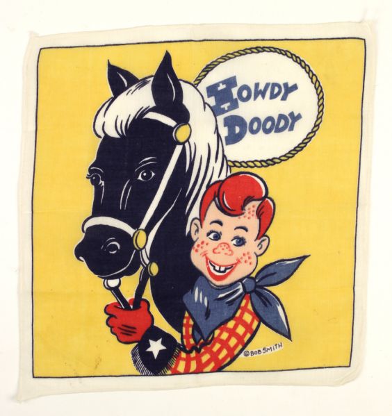 1950s Howdy Doody Handkerchiefs - Lot of 5