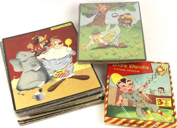 1950s Howdy Doody Kelloggs Advert & Puzzles - Lot of 13