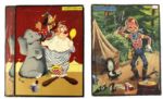 1950's Howdy Doody Kellogg's Advert & Puzzles - Lot of 13