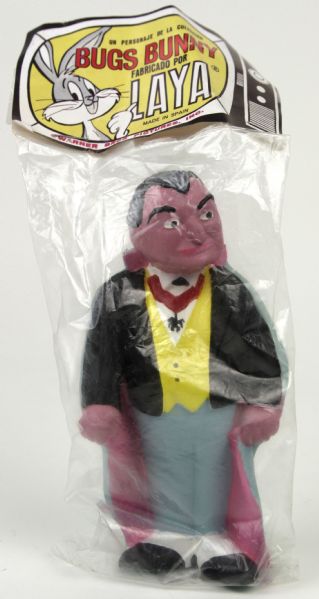 1970s Grandpa Munster 6" Rubber Figurine Spanish Version (MIP)
