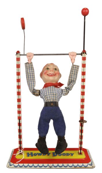 1950s Howdy Doody 15 1/2" Swing Puppet - Still Working Order 