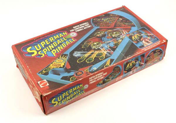 1978 Superman Spinball Pinball Mattel In Original Box
