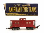 1940 circa Gilbert American Flyer Train 3/16" Scale Model Reading Train - In Original Box