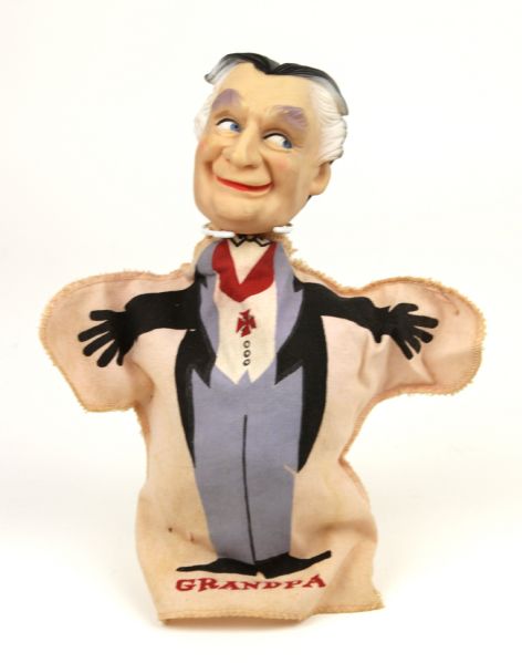 1964 Grandpa Munster The Munsters 10" Hand Puppet Scarce