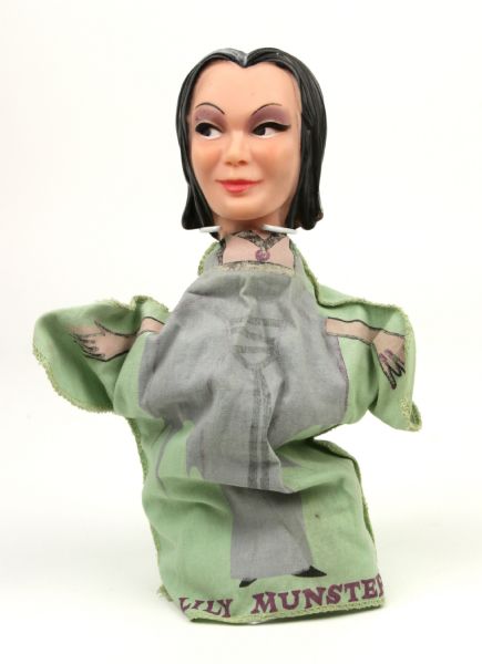 1964 Lily Munster The Munsters 10" Hand Puppet Scarce