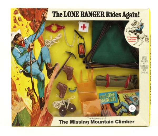 1970s The Lone Ranger Rides Again! The Adventure of the Missing Mountain Climber Accessory Set - MIB