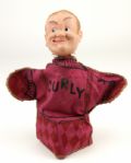 1950s Curly The Three Stooges 9" Hand Puppet Scarce