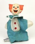 1950s Capitol Records Clown 8" Hand Puppet - Rare 