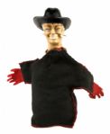 1950s Hopalong Cassidy 9" Hand Puppet Very Scarce