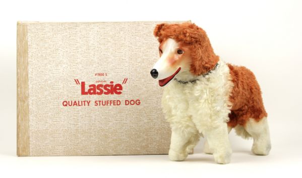 1950s Lassie Plush Doll in Original Box - 12" in Original Box 