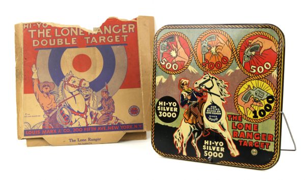 1939 The Lone Ranger Double Target With Original Box 