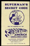 1960s Superman of America Collector's Kit - Pin With All Contents 