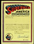 1960s Superman of America Collector's Kit - Pin With All Contents 