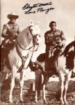 1960s Clayton Moore Autographed 11" x 14" Print (JSA)