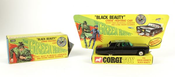 1966 High Grade, Mint, The Green Hornet Corgi Toy Crime Fighting Car (MIB) 