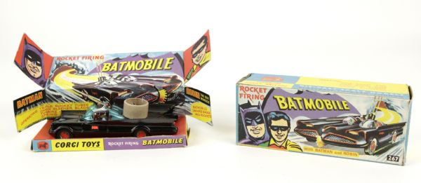 1966 Batman & Robin Corgi Toys Batmobile - In Original Box - Rare 