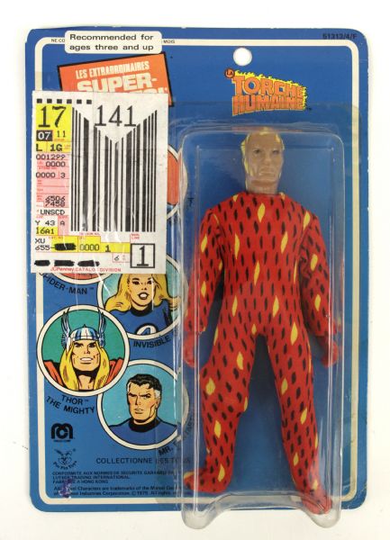 1979 Human Torch 8" MEGO Doll MOC