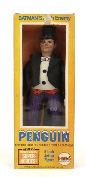 1973 Penguin Batman 8" MEGO Doll MIB